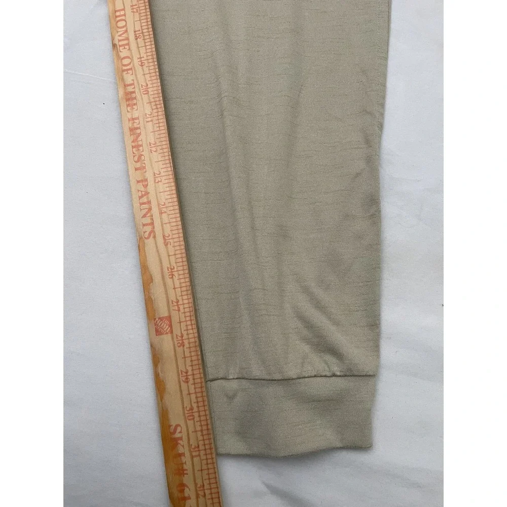 Nike Men's Hyper Dri-FIT Yoga Pants XL Beige Joggers Stretch Wicking Breathable